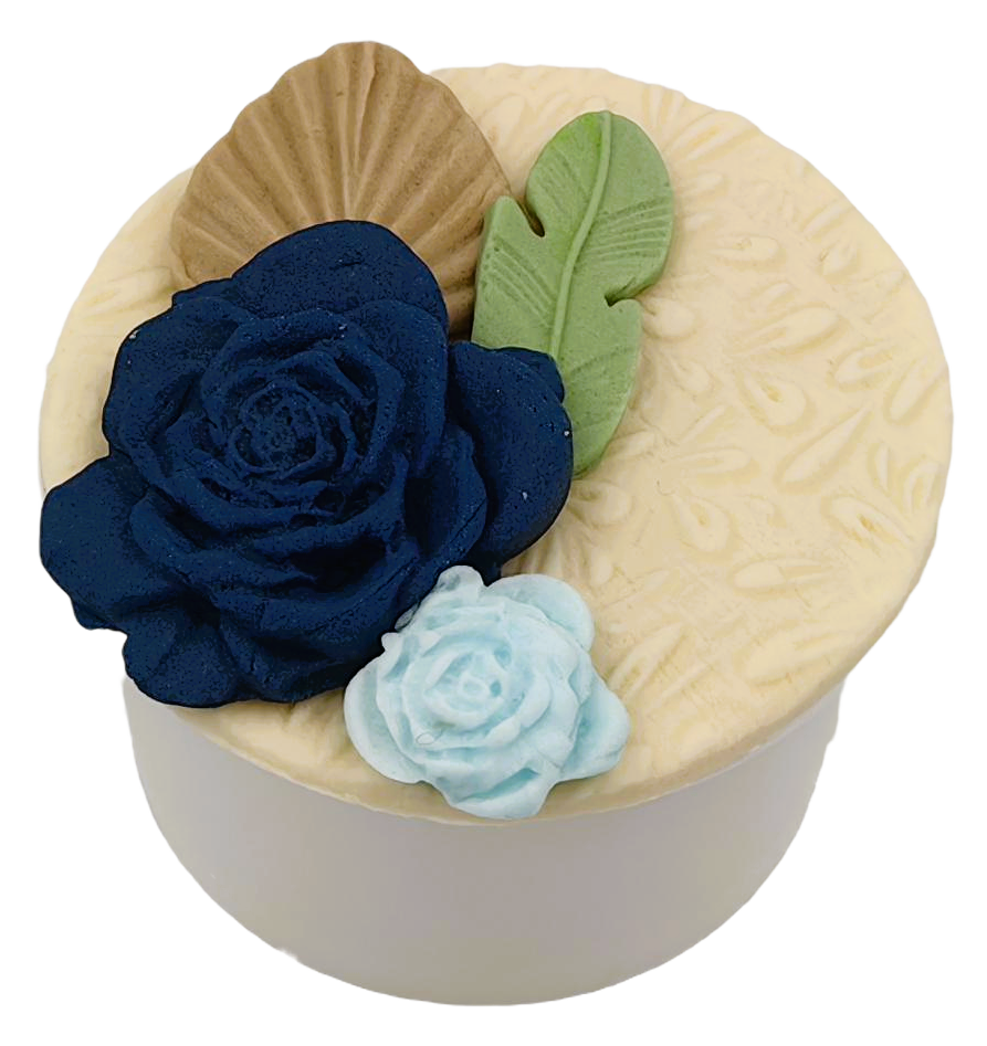 Cupcake Μπλε Τριαντάφυλλο