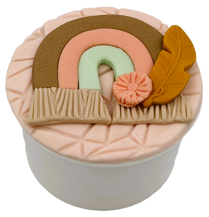 Cupcake Ουράνιο Τόξο Boho