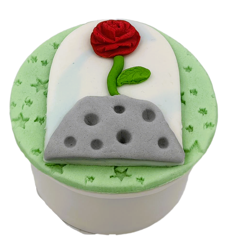 Cupcake Μονό Τριαντάφυλλο