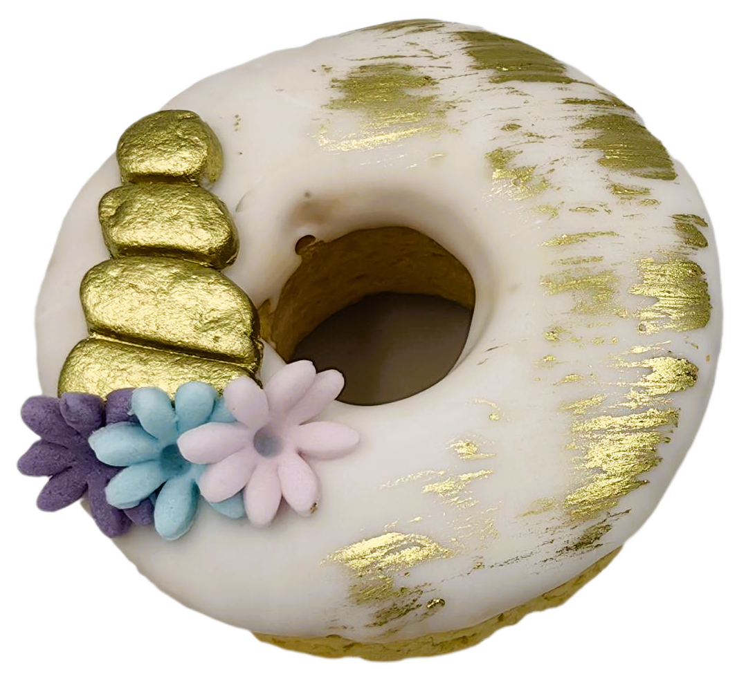 Donut Λουλούδια Χρυσό