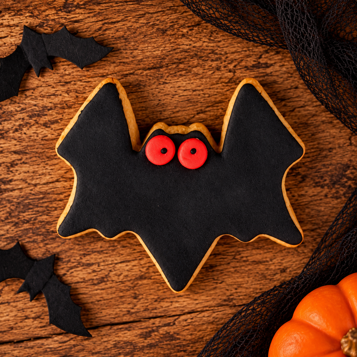 Cookie Halloween Μαύρη Νυχτερίδα
