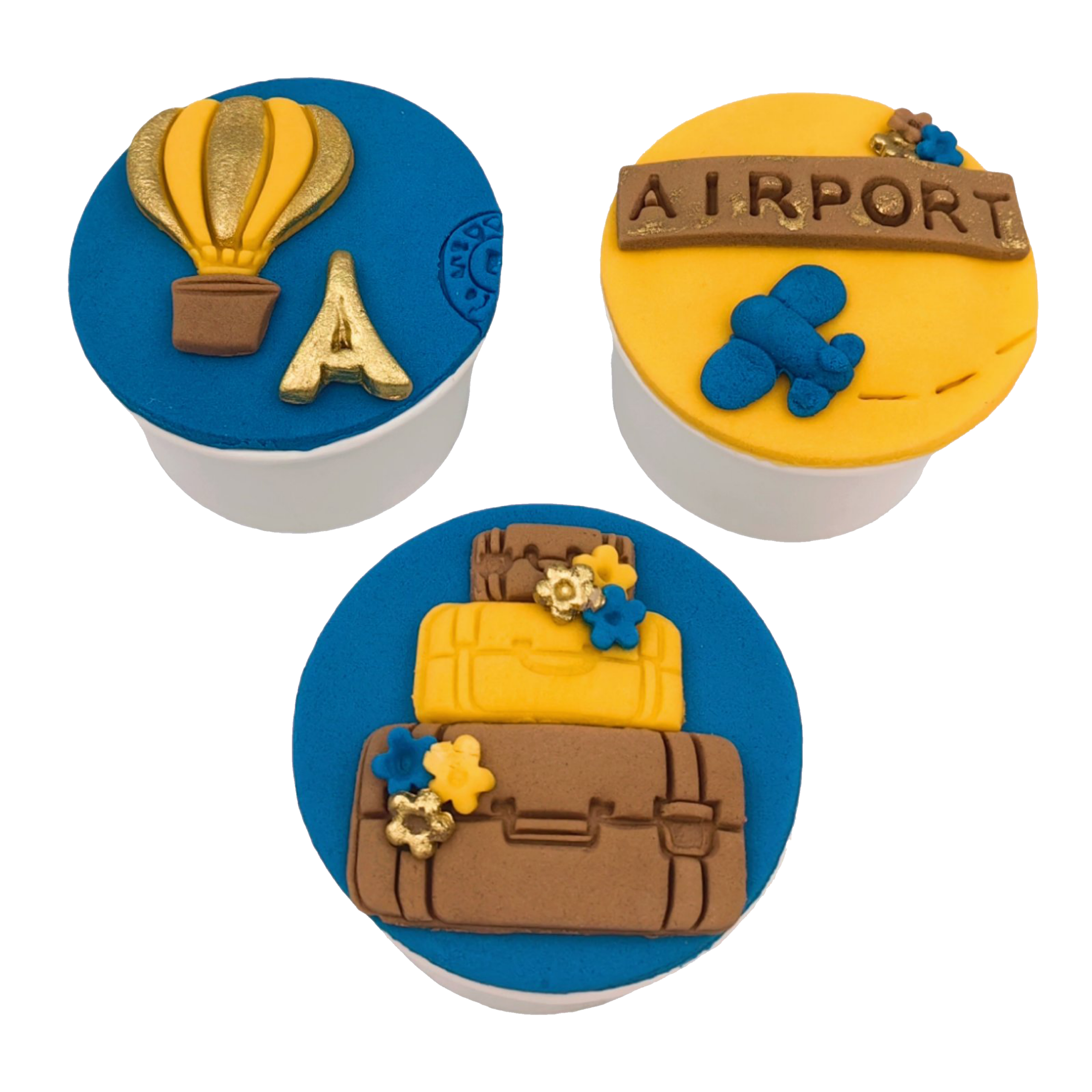 Συλλογή Travel Airport Blue & Gold